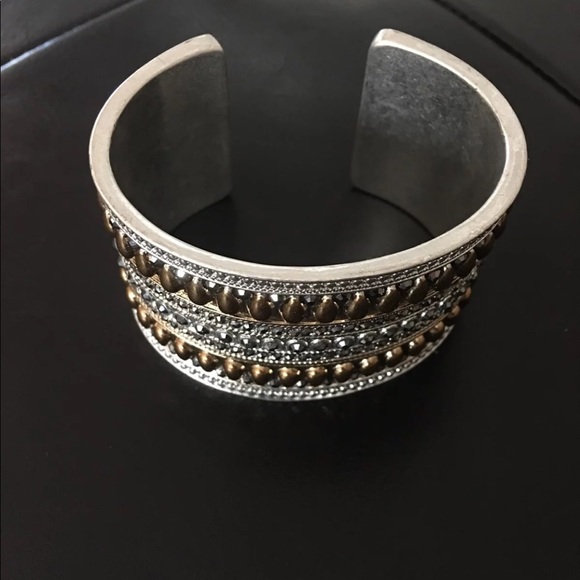 lucky brand Tribal Pave Cuff Bracelet - Picture 3 of 4